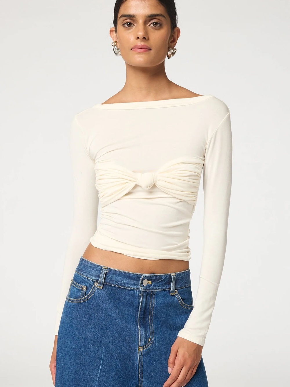 The Line by K Zoe Top White
